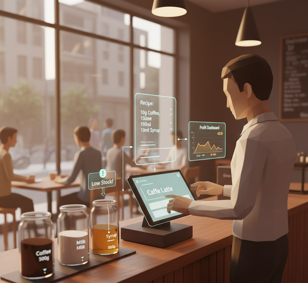 Tur Fitur Mendalam: Manajemen Stok (HPP) di Aplikasi POS Kafe