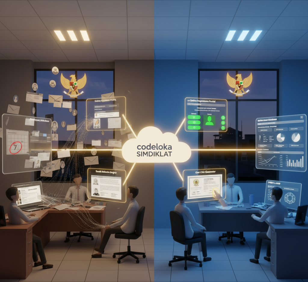 Studi Kasus: Instansi "E" Hemat Ratusan Jam Kerja Admin Pasca-Digitalisasi Diklat